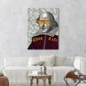 Nowoczesna sztuka pop art na płótnie William Matt Spencer Sprzedaż