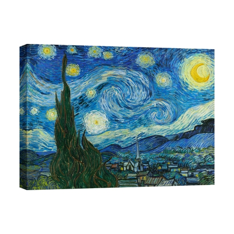 Obraz impresjonistyczny wydruk na płótnie Gwiaździsta noc Vincent van Gogh Promocja
