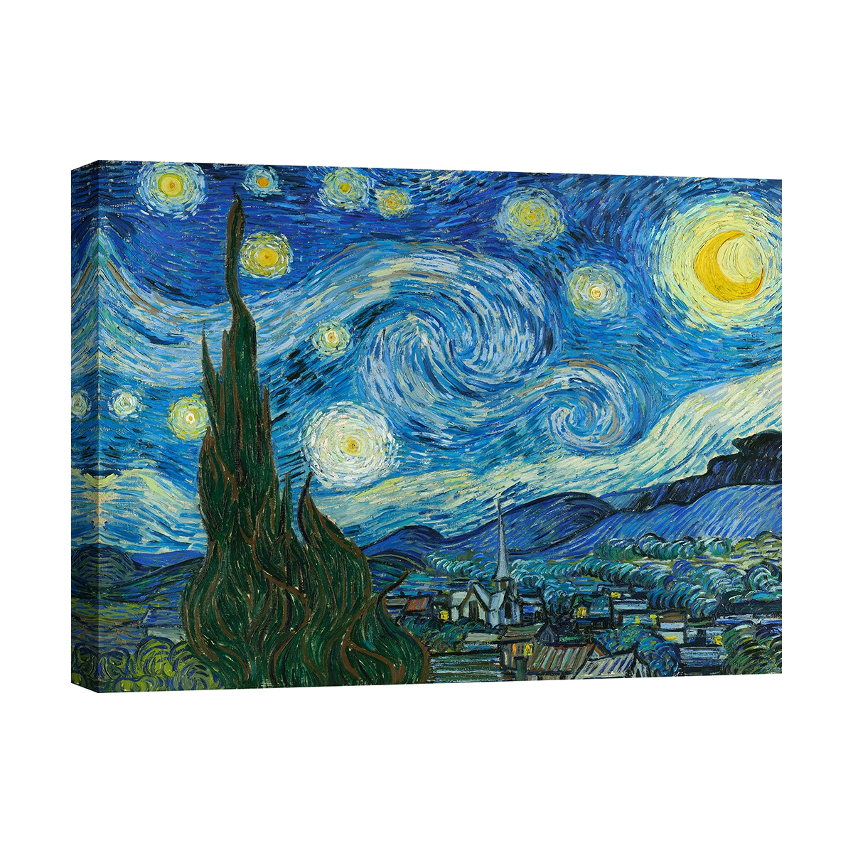 Obraz impresjonistyczny wydruk na płótnie Gwiaździsta noc Vincent van Gogh Promocja Obraz impresjonistyczny wydruk na płótnie Gwiaździsta noc Vincent van Gogh Promocja
