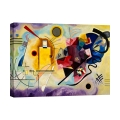 Nowoczesny obraz abstrakcyjny na płótnie Yellow, Red & Blue Kandinsky Promocja