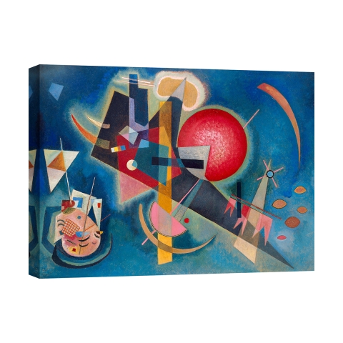 Nowoczesny obraz abstrakcyjny na płótnie canvas Kandinsky Im Blau Promocja