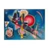 Nowoczesny obraz abstrakcyjny na płótnie canvas Kandinsky Im Blau Oferta
