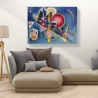 Nowoczesny obraz abstrakcyjny na płótnie canvas Kandinsky Im Blau Sprzedaż