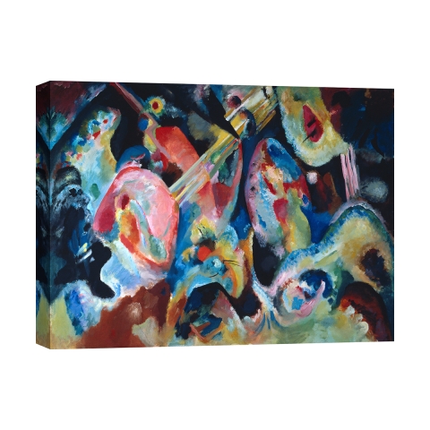 Abstrakcyjny obraz na płótnie Improvisation The Deluge Wassily Kandinsky Promocja