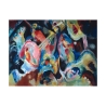 Abstrakcyjny obraz na płótnie Improvisation The Deluge Wassily Kandinsky Oferta