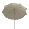 Parasol ogrodowy tarasowy balkonowy zewnętrzny Ø240cm Novara 114 Rabaty