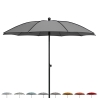 Nowoczesny parasol ogrodowy Ø200 cm do ogrodu i na taras Border Stan Magazynowy