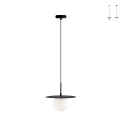 Lampa wisząca do salonu szklany klosz 45cm Chaplin L1 Promocja