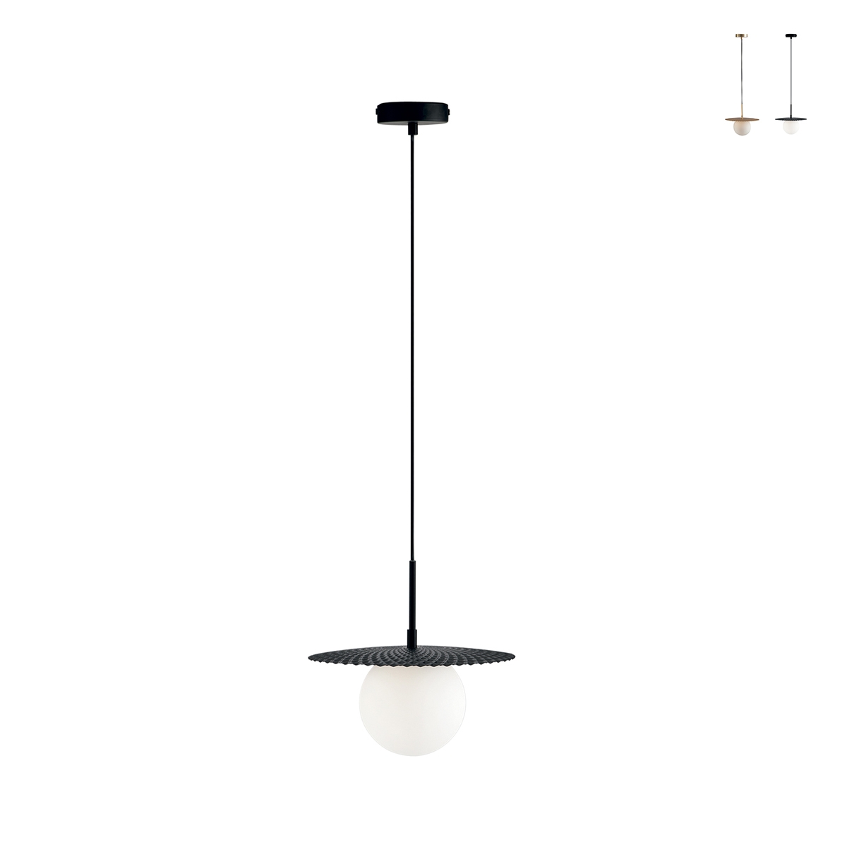 Lampa wisząca do salonu szklany klosz 45cm Chaplin L1 Promocja Lampa wisząca do salonu szklany klosz 45cm Chaplin L1 Promocja
