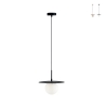 Lampa wisząca do salonu szklany klosz 45cm Chaplin L1 Promocja