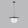 Lampa wisząca do salonu szklany klosz 45cm Chaplin L1 Oferta