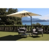 Parasol boczny kwadratowy 250x250 ogrodowy ochrona UV50+ Trend 