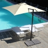 Parasol boczny kwadratowy 250x250 ogrodowy ochrona UV50+ Trend 