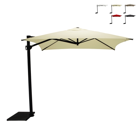 Parasol boczny kwadratowy 250x250 ogrodowy ochrona UV50+ Trend Promocja