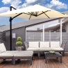 Parasol ogrodowy boczny 3x3 składany aluminiowy Antibes Sprzedaż