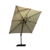 Parasol ogrodowy boczny 3x3 składany aluminiowy Antibes Rabaty