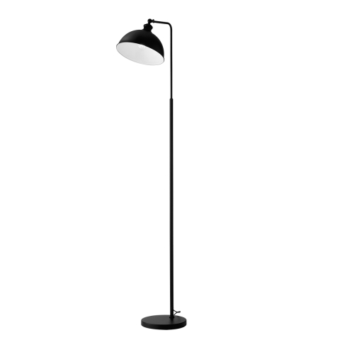 Lampa stojąca w stylu vintage metalowa czarna Charleston LP Promocja