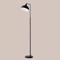 Lampa stojąca w stylu vintage metalowa czarna Charleston LP Oferta