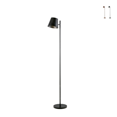 Lampa stojąca w stylu vintage industrialnym z metalu Colt LP Promocja