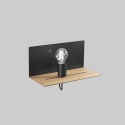 Minimalistyczny kinkiet metalowy z gniazdem USB i regulowanym oświetleniem Flash Oferta