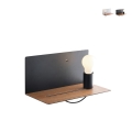 Minimalistyczny kinkiet metalowy z gniazdem USB i regulowanym oświetleniem Flash Promocja