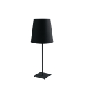 Metalowa lampa stołowa z tkaninowym abażurem Elvis Sprzedaż