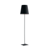 Lampa podłogowa metalowa z abażurem materiałowym 155 cm Elvis Sprzedaż