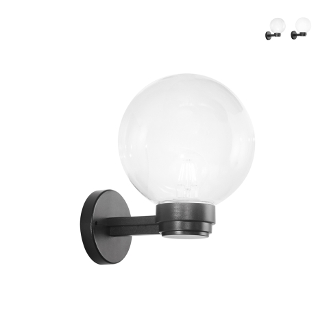 Klasyczna lampa ścienna ogrodowa z kulą Polly Promocja
