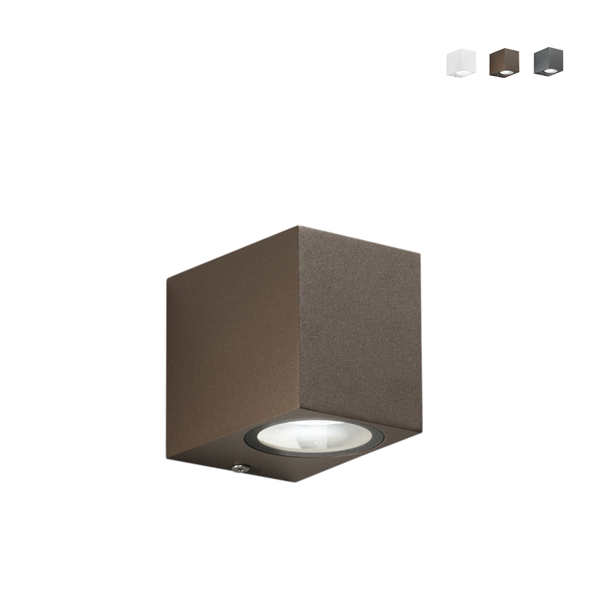 Nowoczesny kinkiet ogrodowy zewnętrzny aluminiowy Qubo Promocja Nowoczesny kinkiet ogrodowy zewnętrzny aluminiowy Qubo Promocja
