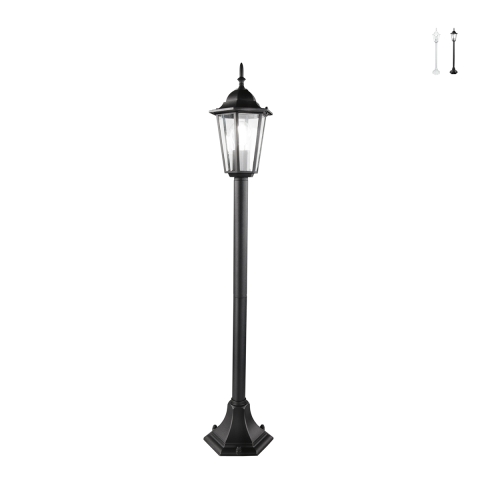 Lampa ogrodowa stojąca z kloszem szklanym h105cm IP44 Milano Promocja