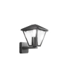 Lampa ścienna ogrodowa latarnia z aluminium z szklanym kloszem Prisma Sprzedaż