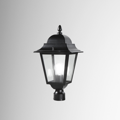 Lampa ogrodowa klasyczna z aluminium i szkła Roma Promocja