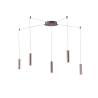 Nowoczesny żyrandol sufitowy LED z 5 wiszącymi lampami Candle Sprzedaż