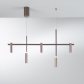 Nowoczesna lampa wisząca metalowa 5 źródeł światła LED Candle Promocja
