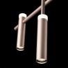 Nowoczesna lampa wisząca metalowa 5 źródeł światła LED Candle Rabaty