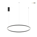 Lampa wisząca LED okrągła aluminiowa 120 cm Hoop Promocja
