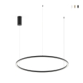 Lampa wisząca LED okrągła aluminiowa 120 cm Hoop Promocja