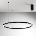 Lampa wisząca LED okrągła aluminiowa 120 cm Hoop Sprzedaż