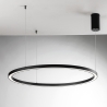 Lampa wisząca LED okrągła aluminiowa 120 cm Hoop Sprzedaż