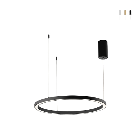 Lampa wisząca LED okrągła minimalistyczna 80cm Hoop Promocja