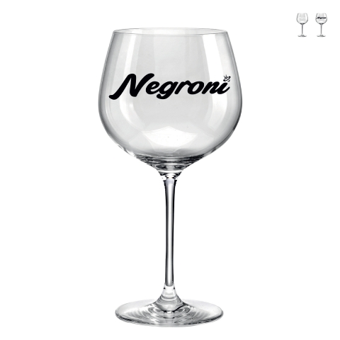 Zestaw 2 kieliszków do kuchni, pubu, baru 780ml Fatti un Ape Negroni Promocja