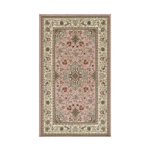 Dywan orientalny w stylu perskim, kolor pudrowy, Tabriz Promocja