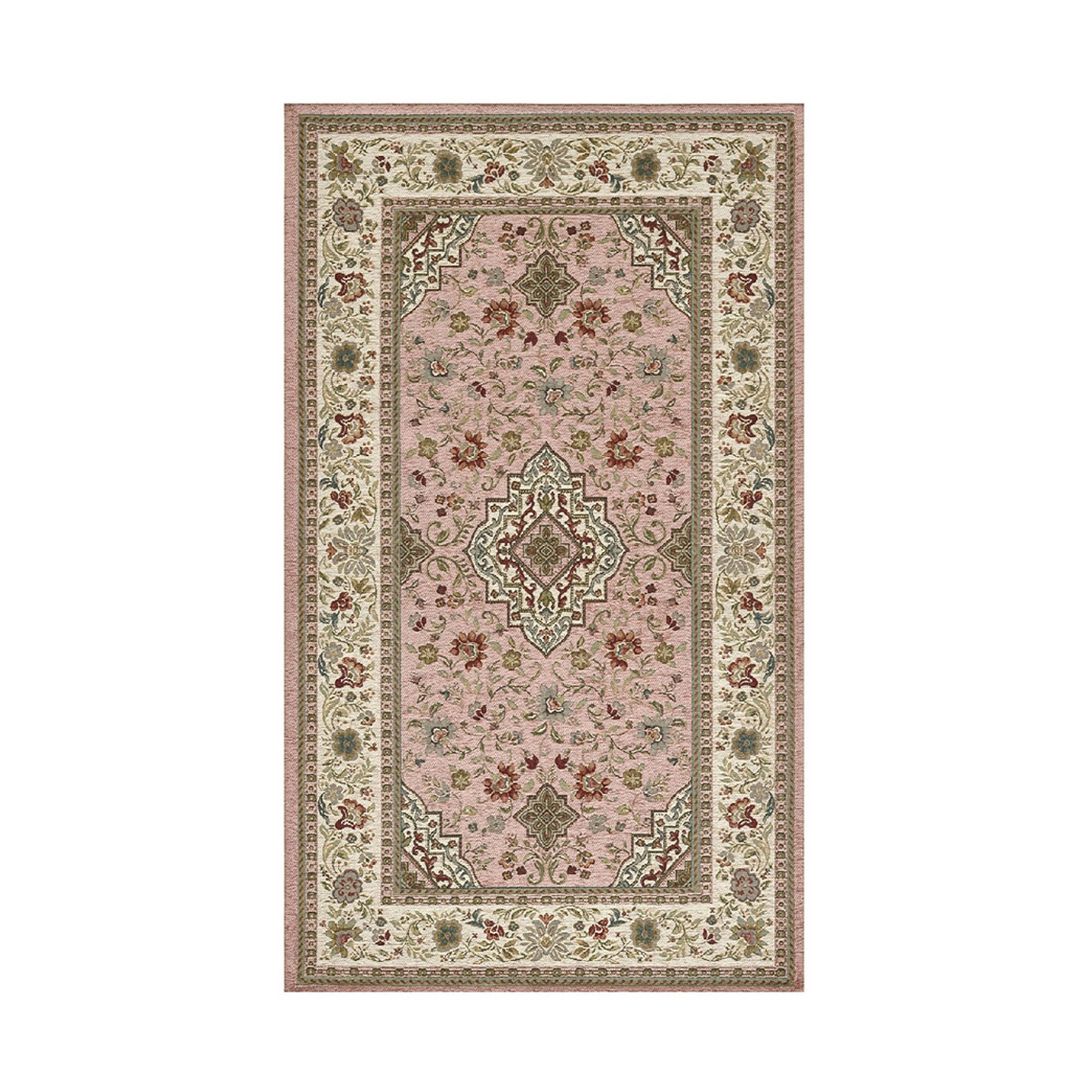 Dywan orientalny w stylu perskim, kolor pudrowy, Tabriz Promocja Dywan orientalny w stylu perskim, kolor pudrowy, Tabriz Promocja