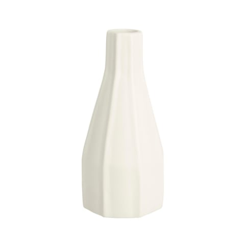 Wazon z porcelany do kwiatów i roślin, nowoczesny design, biały Atena Promocja