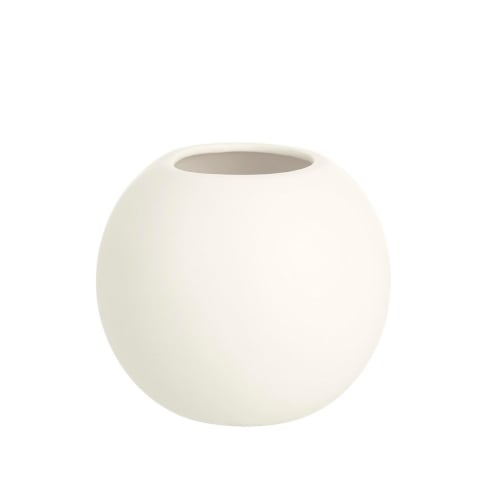 Doniczka do roślin i kwiatów wewnętrznych z białej porcelany Ø13xh11cm Althea Promocja