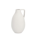 Nowoczesna biała doniczka z porcelany Ø14x24cm Freyr Promocja