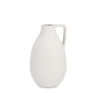 Nowoczesna biała doniczka z porcelany Ø14x24cm Freyr Promocja