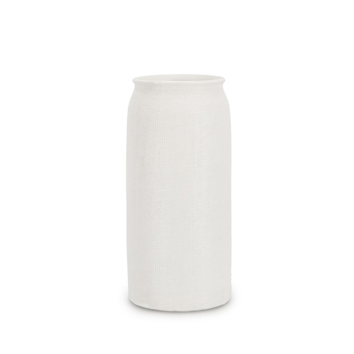 Wazon cylindryczny minimalistyczny projekt biały ceramika 15x32,3 Papyrus Promocja Wazon cylindryczny minimalistyczny projekt biały ceramika 15x32,3 Papyrus Promocja