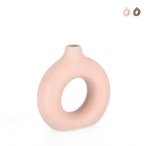 Designerska doniczka wewnętrzna na rośliny i kwiaty z gresu 18,5x6x19cm Odino Promocja