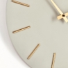 Zegar ścienny złote wskazówki nowoczesny okrągły 40cm Timeline Wybór